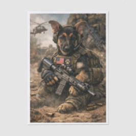 Army Pupper  Tissuepapier