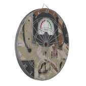 Army Radio woestijncamouflage. Dartbord (Voorkant Links)