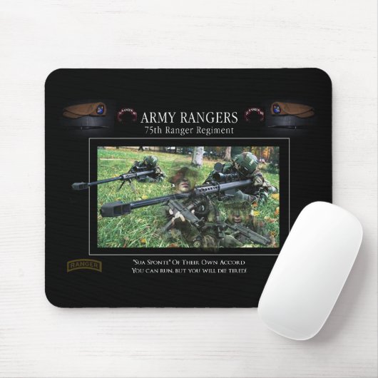 Army Ranger Mouspads Muismat (Met muis)