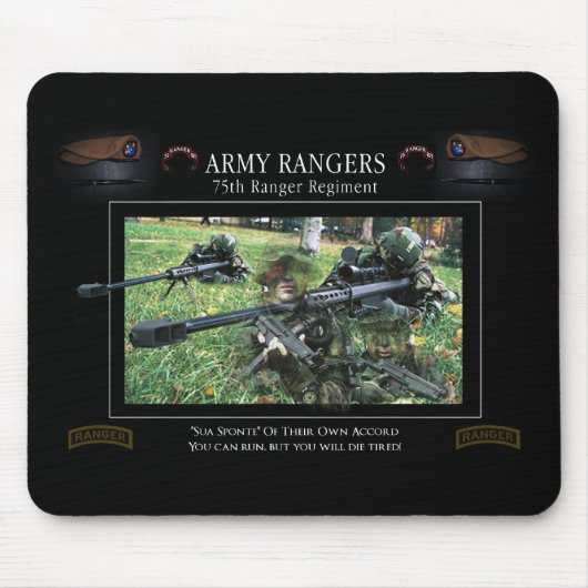 Army Ranger Mouspads Muismat (Voorkant)