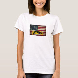 Army Ranger School - Amerikaanse vlag T-shirt