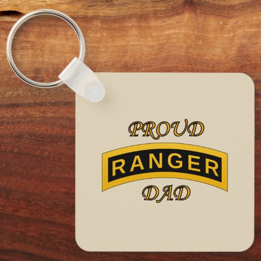 Army Ranger School - Proud Dad - Sleutelhanger (Voorkant)