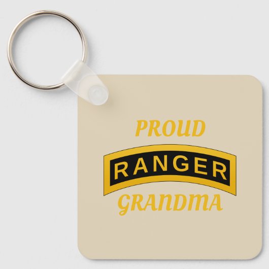 Army Ranger School - Proud Grandma - Sleutelhanger (Voorkant)