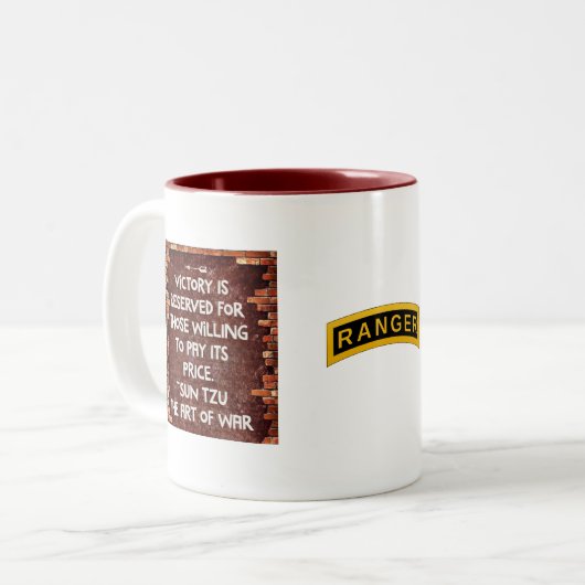 Army Ranger School - Victory Mok (Voorkant links)