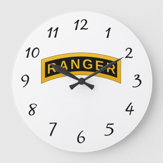 Army Ranger School - Wall Clock Grote Klok (Voorkant)