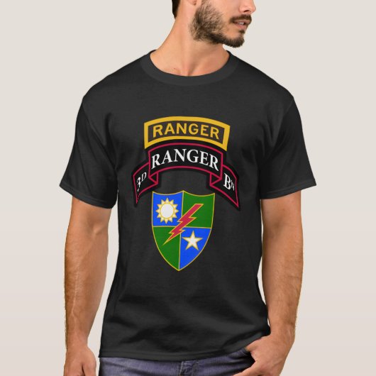 Army Ranger Shirt 3rd Ranger Shirt Scroll Tab Dui (Voorkant)