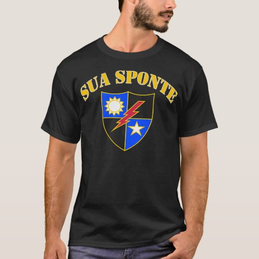 Army Ranger Sua Sponte 75th Ranger Regiment Groot T-shirt (Voorkant)
