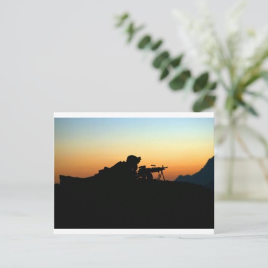 ARMY SNIPER BRIEFKAART (Staand voorkant)