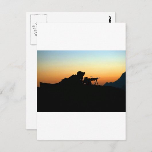 ARMY SNIPER BRIEFKAART (Voorkant / Achterkant)