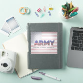 Army Soldaat, Veteran, Amerikaans Sticker (iPad Cover)