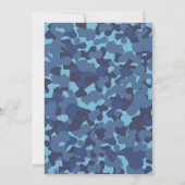 ARMY SOLDIER TROOPS TANK PISTOOL INVITE BIRTHDAPPA KAART (Achterkant)