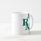 Army Stacked Bold Typography Minimal Design Koffiemok (Voorkant rechts)