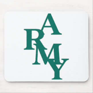 Army Stacked Bold Typography Minimal Design Muismat