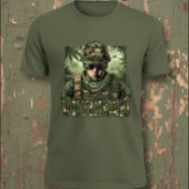 Army Veteran Camouflage T-shirt