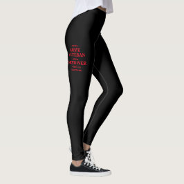 "ARMY VETERAN/SKYDIVER" Leggings voor vrouwen
