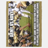 ARMY vs NAVY Fleece Deken (Voorkant)