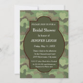 Army White rose elegante Vrijgezellenfeest Kaart (Voorkant)