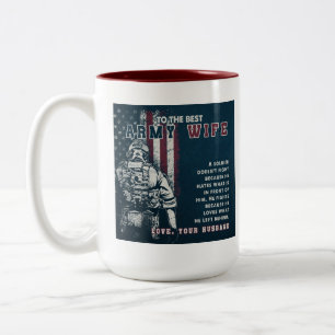 Army Wife Coffee Mok