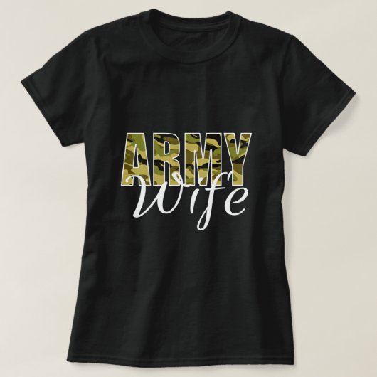 ARMY WIFE T-SHIRT (Design voorkant)