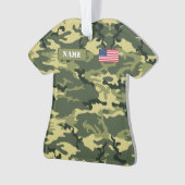 Army Woodland Camouflage Ornament (voorkant)