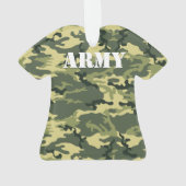 Army Woodland Camouflage Ornament (achterkant)