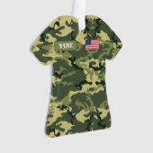 Army Woodland Camouflage Ornament (voorkant)