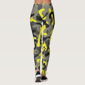 Army Yellow Camo Patterned | LEGGINGS (Achterkant)