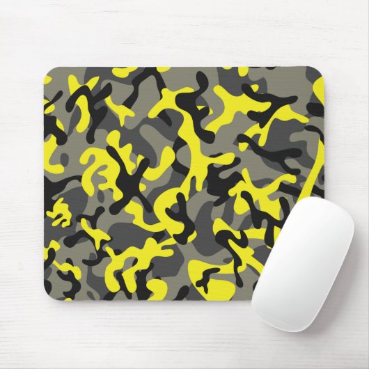 Army Yellow Forest Camo | Camo Forest Mousepad Muismat (Met muis)