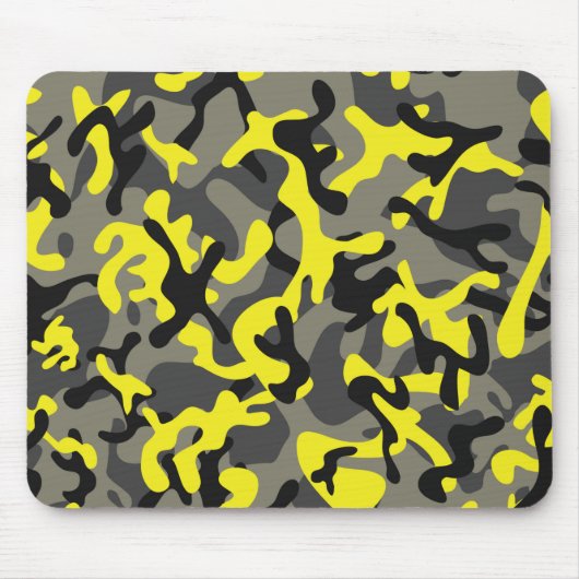 Army Yellow Forest Camo | Camo Forest Mousepad Muismat (Voorkant)