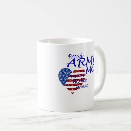 armyheartmug koffiemok (Voorkant rechts)