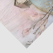 ARMZALIGE BOERDERIJ IN PASTELS DECOUPAGE TISSUEPAP TISSUEPAPIER (Detail)