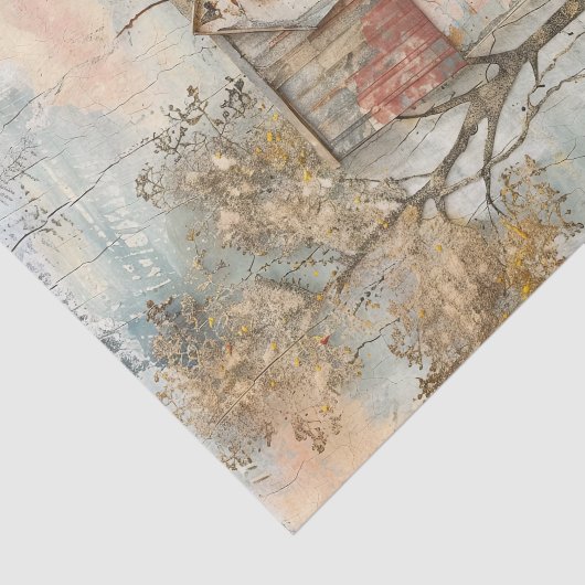 ARMZALIGE LANDBOUWER GEMENGDE MEDIA DECOUPAGE TISSUEPAPIER (Detail)