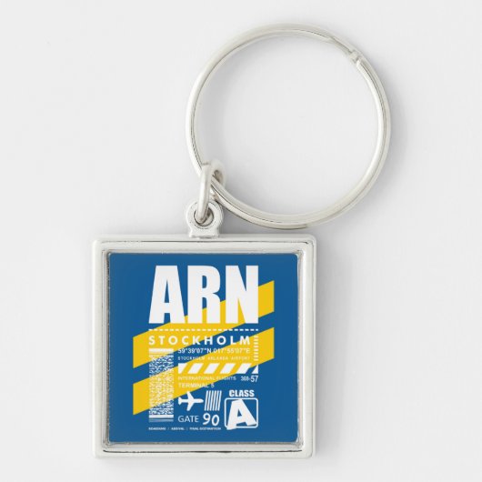 ARN Stockholm Airport Sleutelhanger (Voorkant)