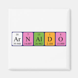 Arnaldo periodieke lijstnaammagneet magneet