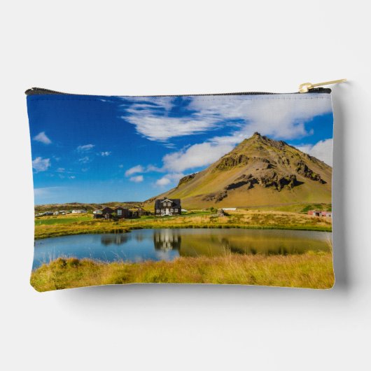 Arnarstapi Amtmansshus en de berg Stapafell, IJsla Etui (Achterkant)