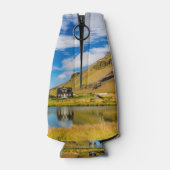 Arnarstapi Amtmansshus en de berg Stapafell, IJsla Flesjeskoeler (Achterkant)