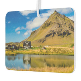 Arnarstapi Amtmansshus en de berg Stapafell, IJsla Luchtverfrisser