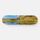Arnarstapi Amtmansshus en de berg Stapafell, IJsla Persoonlijk Skateboard (Horizontaal)