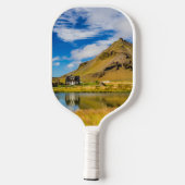 Arnarstapi Amtmansshus en Mont Stapafell Pickleball Paddle (Achterkant)