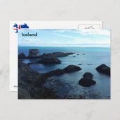 Arnarstapi, Snæfellsnes Peninsula, IJsland Briefkaart (Voorkant / Achterkant)