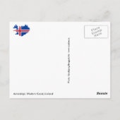 Arnarstapi, Westerne kust, IJsland Briefkaart (Achterkant)