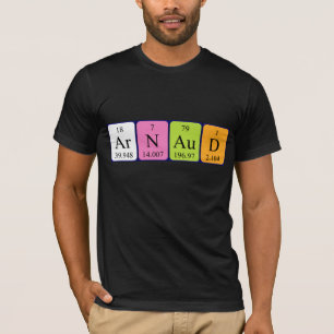 Arnaud periodiek lijstnaam shirt