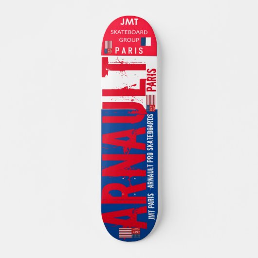 ARNAULT JMT PARIJS 7 3/4" Skateboard Deck (Voorkant)