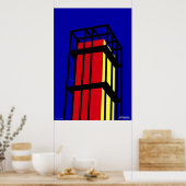 Arne Jacobsen Tower Poster (Keuken)