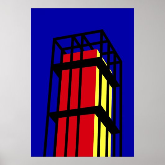 Arne Jacobsen's toren Poster (Voorkant)