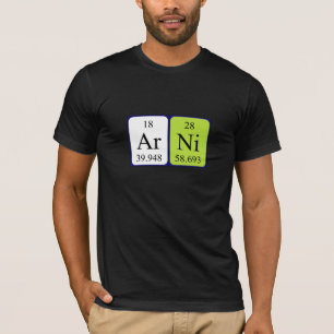 Arni periodiek table name shirt