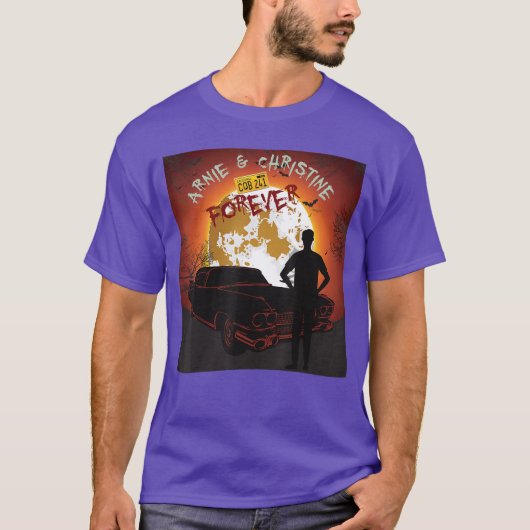 Arnie Christine Forever Horror Film Halloween Moti T-shirt (Voorkant)