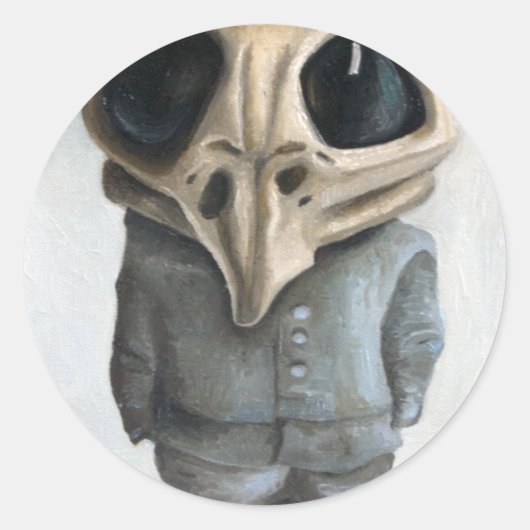 Arnie Ronde Sticker (Voorkant)