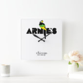 Arnie's Restaurant, 1050 N. State St., Chicago, IL Vierkante Klok (Huis)