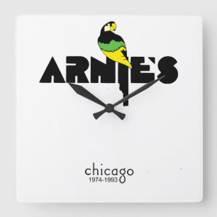 Arnie's Restaurant, 1050 N. State St., Chicago, IL Vierkante Klok